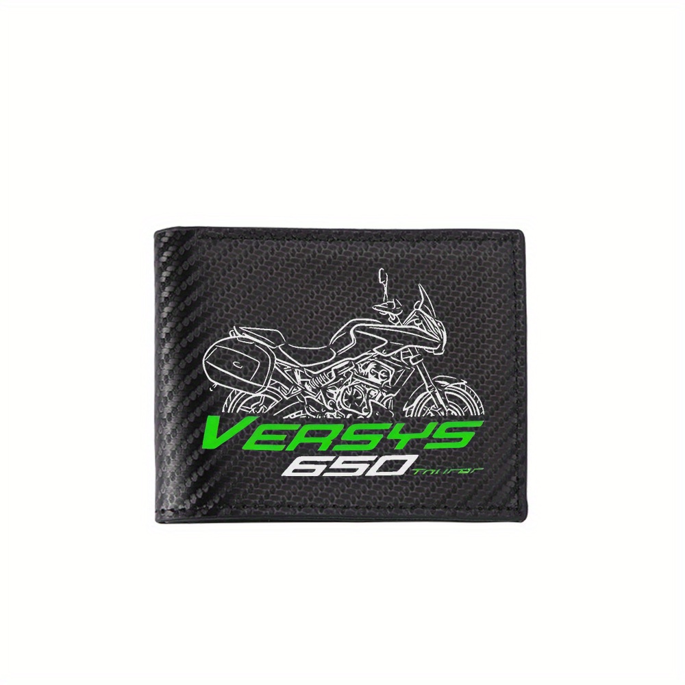 Interior Design Illustration - Motorcycle line illustration,logo design,text Men's Wallets