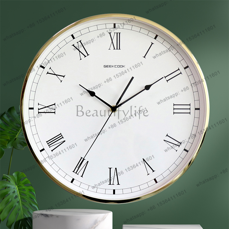 Interior Design Organic Modern - Creative Korean Wall Clock Modern Simple