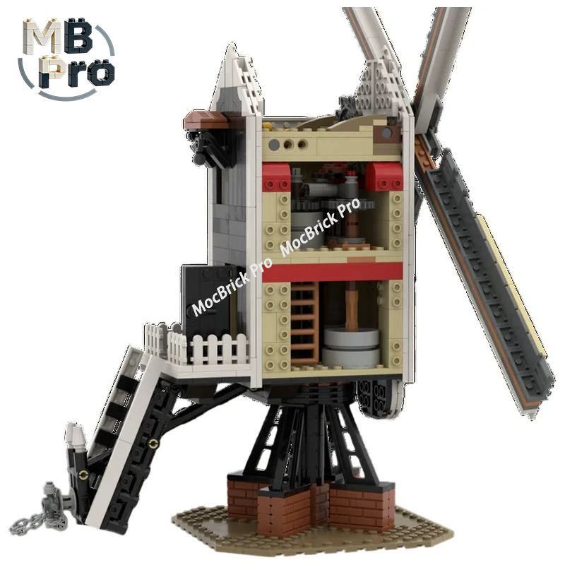 Minifig Scale Dutch Windmill M - Interior Design Build 评论和价格