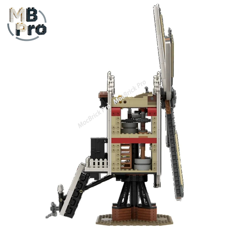 Minifig Scale Dutch Windmill M - Interior Design Build 评论和价格
