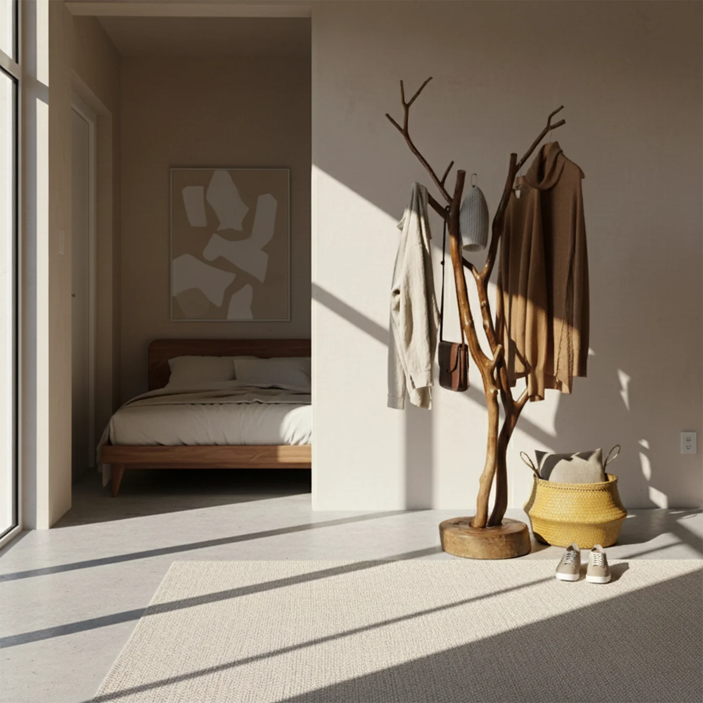 Interior Nordic Coat Rack Rela - Interior Design Vintage Modern 评论和价格