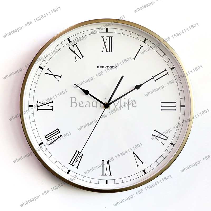 Creative Korean Wall Clock Mod - Interior Design Organic Modern 评论和价格