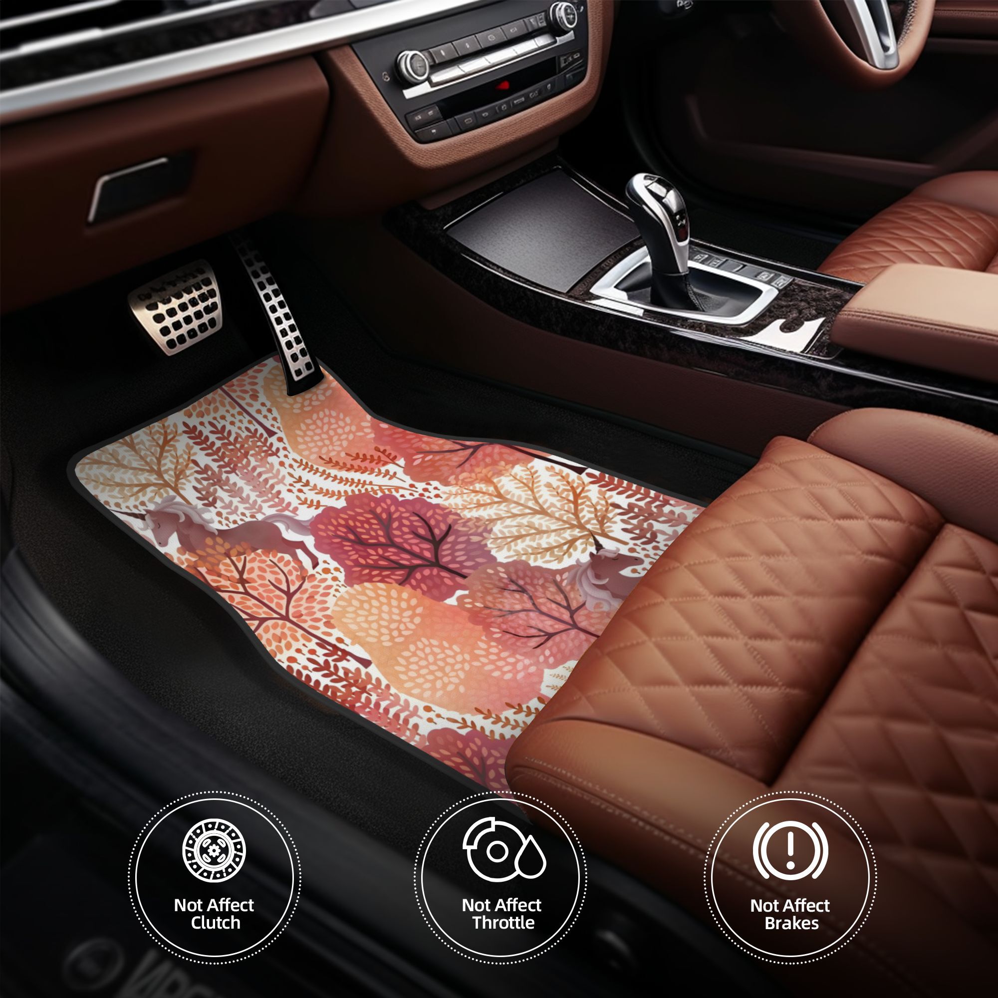 4pcs Hidden Unicorn Woods Autu - Interior Design Illustration 评论和价格