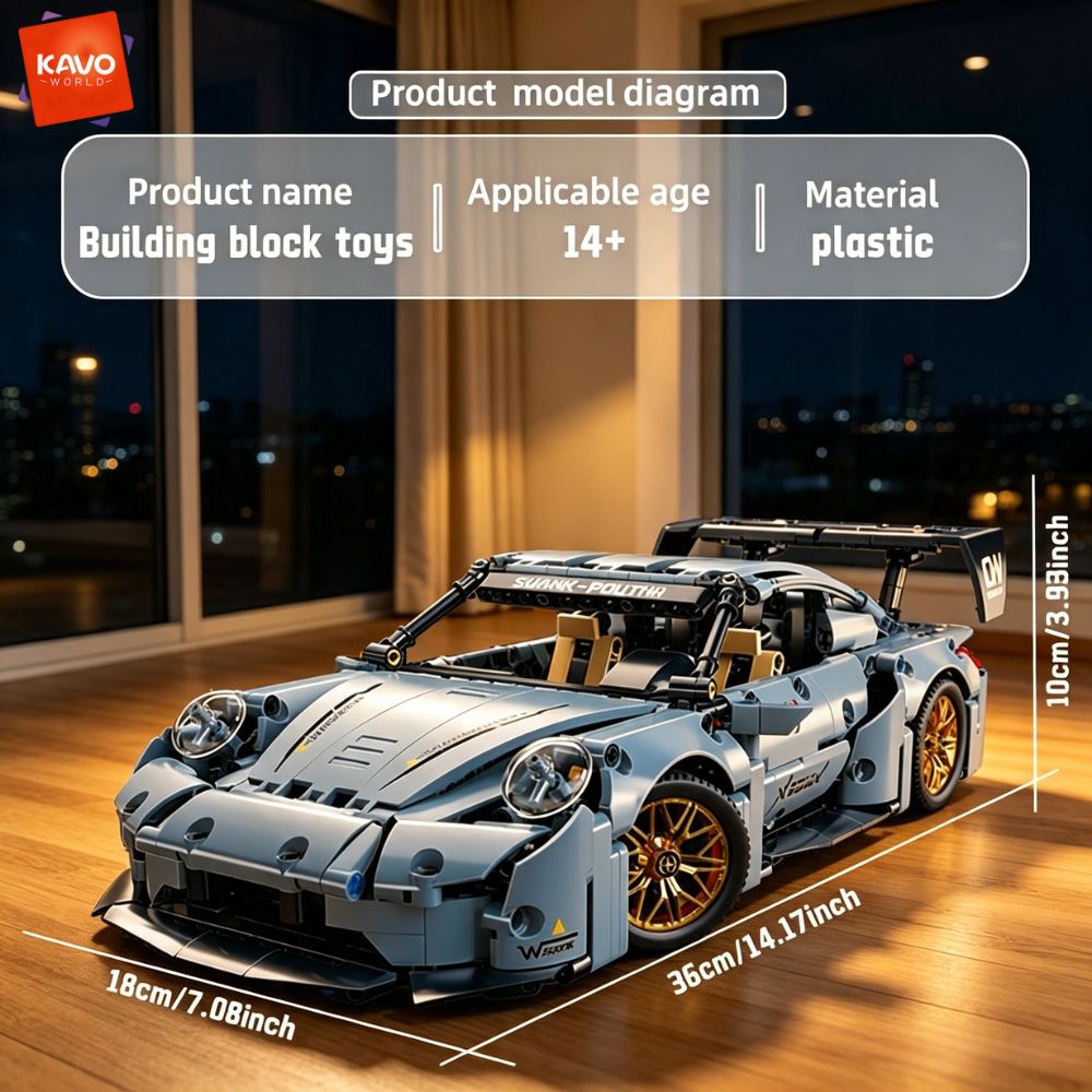 KAVOWORLD 973pcs Cool Toys Bui - Interior Design Build 评论和价格