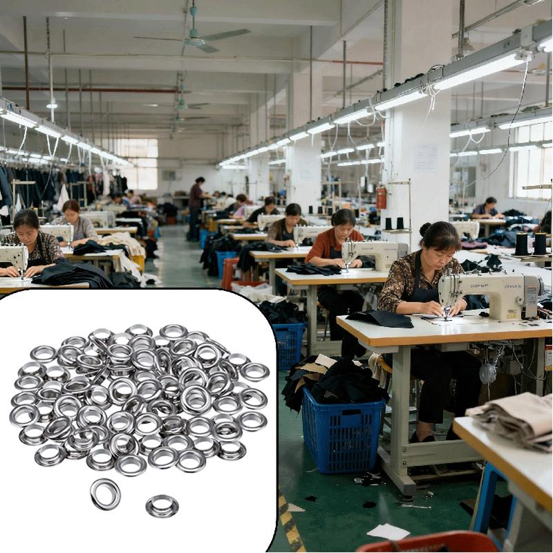 86pcs 6mm stainless steel eyel - Linen Curtain Eyelet 评论和价格