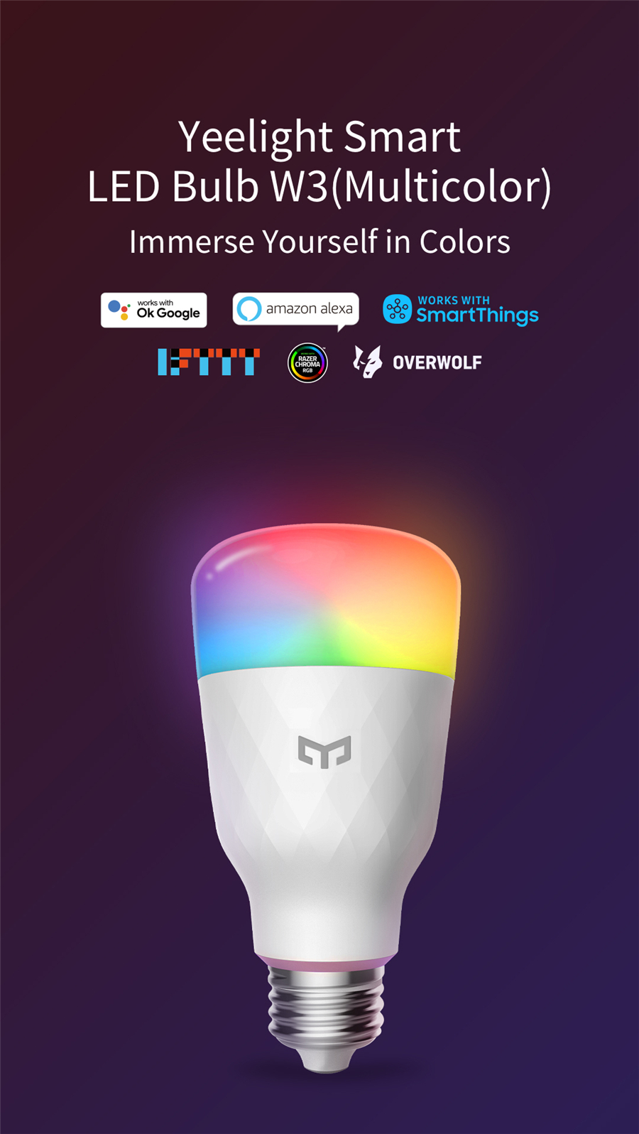 Yeelight Smart LED Bulb W3 E26 - Yeelight Light Smart Bulb 评论和价格