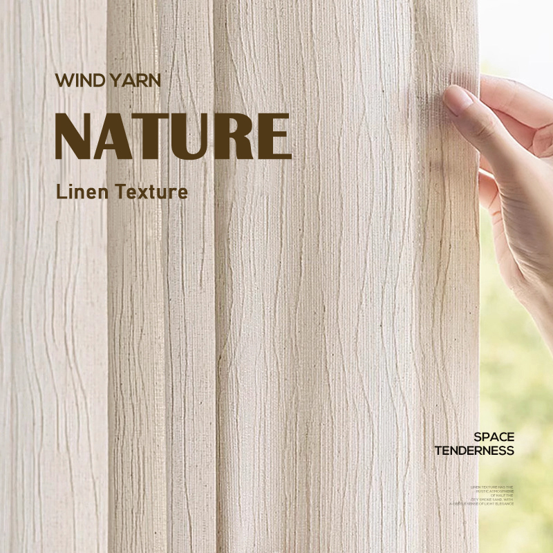 Custom Size Jacquard Linen Sem - Linen Curtain Eyelet 评论和价格