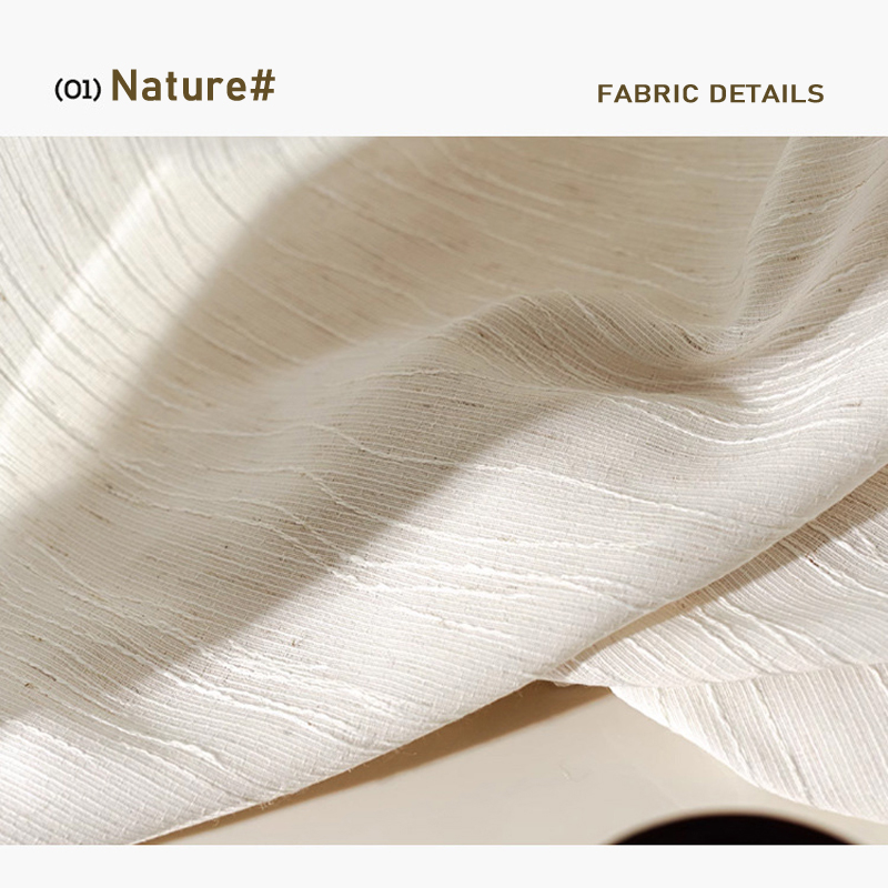 Custom Size Jacquard Linen Sem - Linen Curtain Eyelet 评论和价格